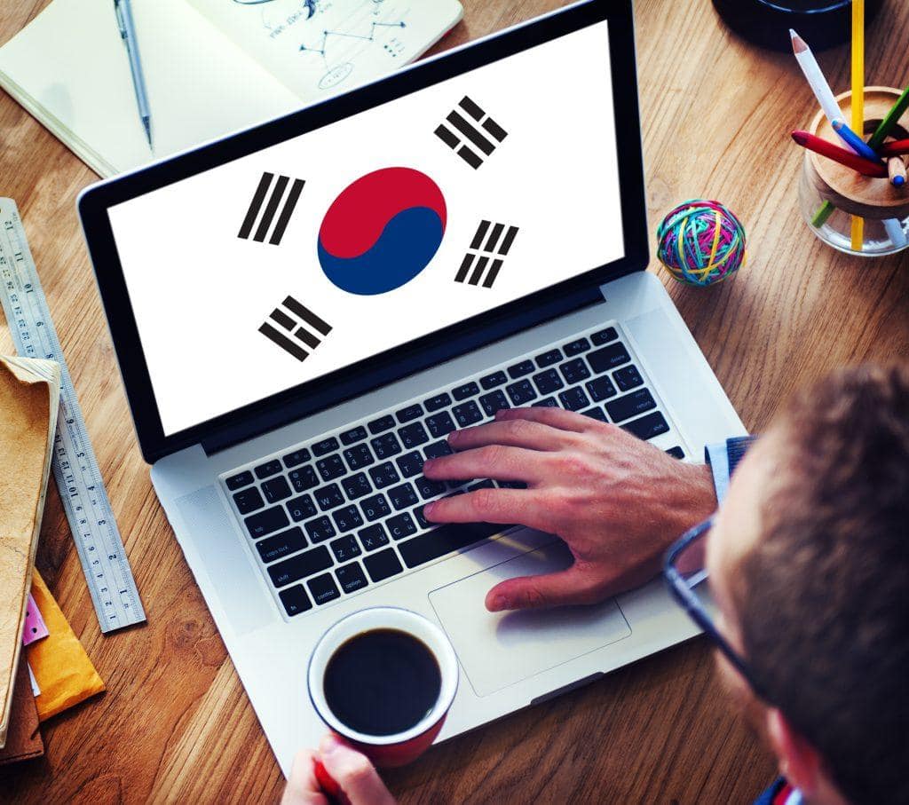 South,Korea,National,Flag,Business,Communication,Connection,Concept